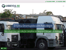 Tablet Screenshot of ambientalbr.com.br